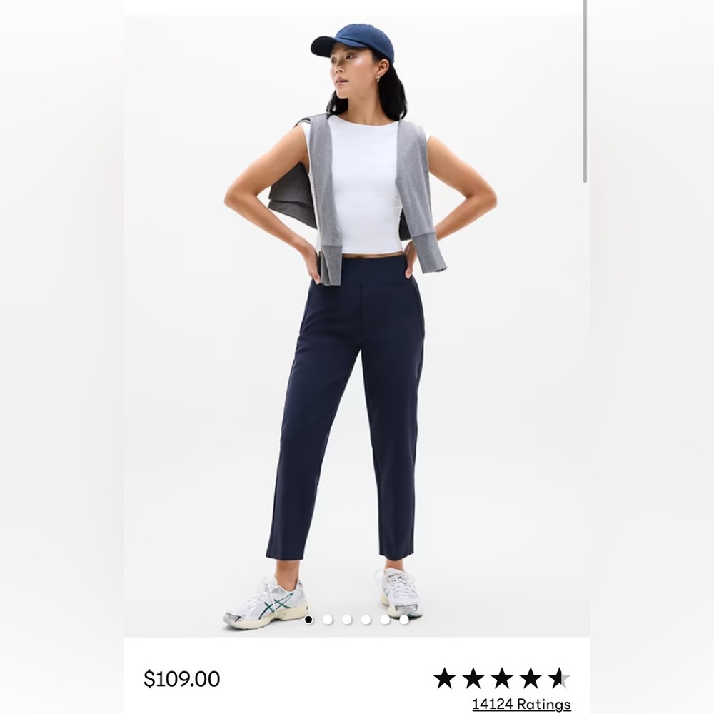 Athleta Endless High-Rise Pant – Navy size 8